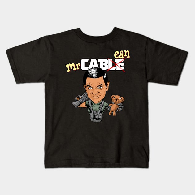 Mr. Cable Kids T-Shirt by akawork280